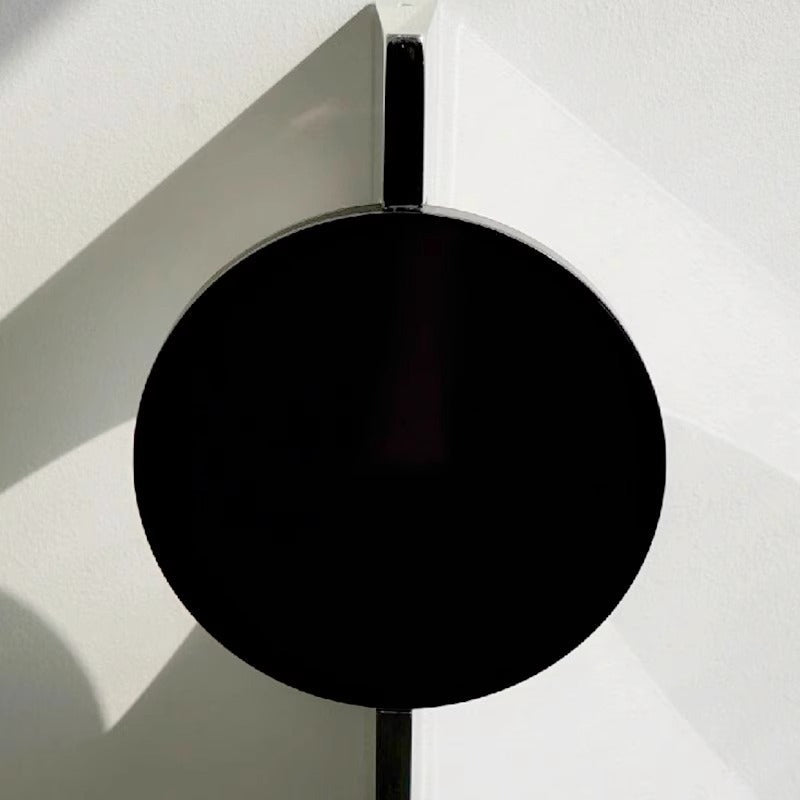 Contemporary Creative Rectangular Round Ripple Light Aluminum Stainless Steel Wall Sconce Lamp For Living Room