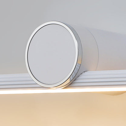 مصباح حائط LED بتصميم أسطواني طويل من الألومنيوم والحديد بتصميم عصري بسيط للحمام 
