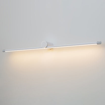 مصباح حائط LED بتصميم أسطواني طويل من الألومنيوم والحديد بتصميم عصري بسيط للحمام 