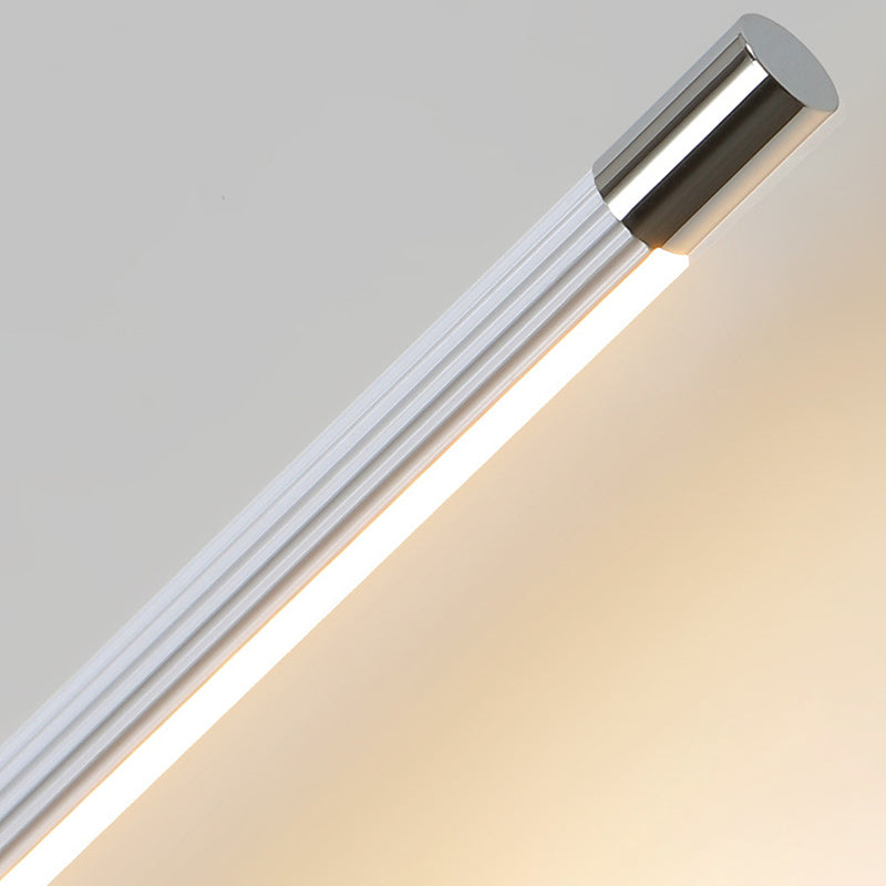 مصباح حائط LED بتصميم أسطواني طويل من الألومنيوم والحديد بتصميم عصري بسيط للحمام 
