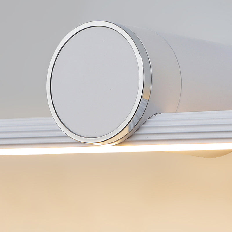 مصباح حائط LED بتصميم أسطواني طويل من الألومنيوم والحديد بتصميم عصري بسيط للحمام 