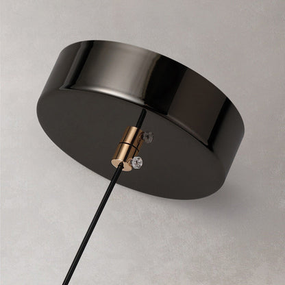Modern Minimalist Irregular Oval Hardware Crystal LED Pendant Light For Bedroom