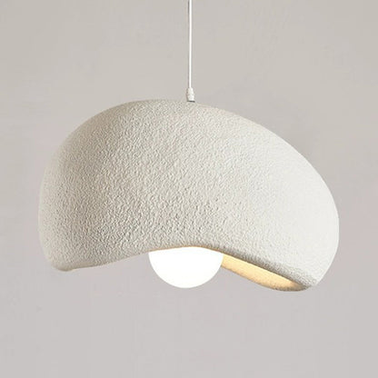 Contemporary Vintage Irregular Round Clouds Iron Resin 1-Light Pendant Light For Living Room