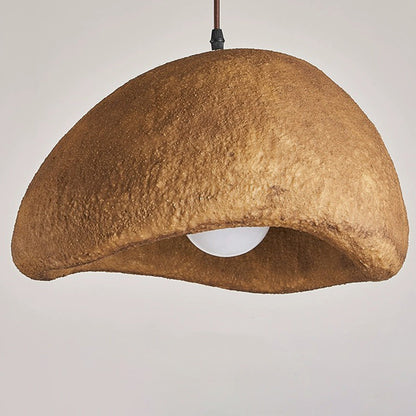 Contemporary Vintage Irregular Round Clouds Iron Resin 1-Light Pendant Light For Living Room