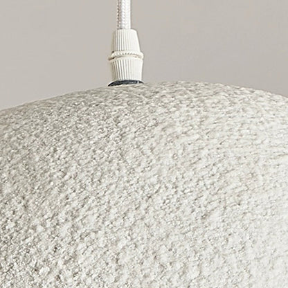 Contemporary Vintage Irregular Round Clouds Iron Resin 1-Light Pendant Light For Living Room