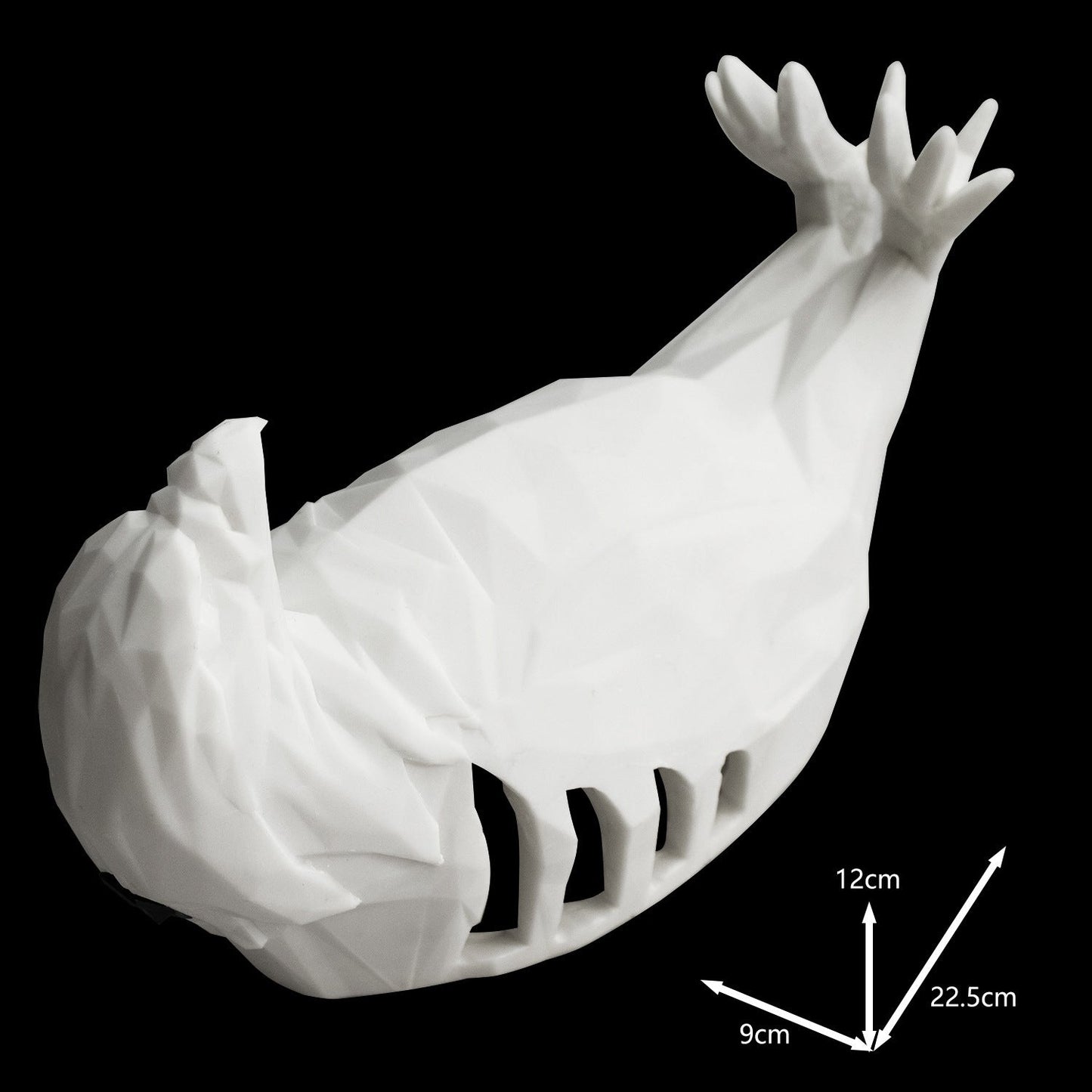 Contemporary Creative 3D Printed Eagle Owl Plastic LED Wall Sconce Lamp For Living Room