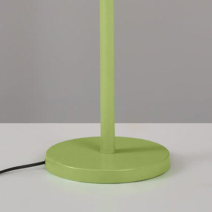 Modern Minimalist Long Flower Iron Frame Glass Shade 2/3 Light Standing Floor Lamp For Living Room