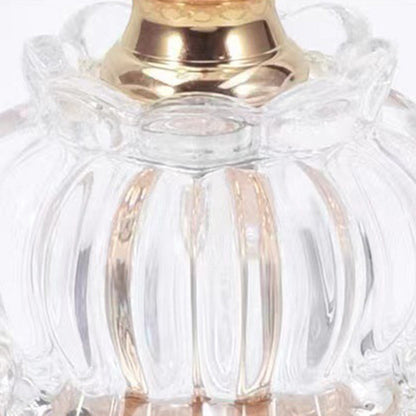 Modern Art Deco Pod Butterfly Hardware Glass Base Acrylic Shade LED Table Lamp For Bedroom