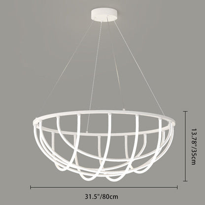 ثريا LED من الألومنيوم والسيليكون بتصميم عصري بسيط على شكل خط طويل غير منتظم لغرفة المعيشة 