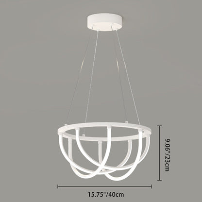ثريا LED من الألومنيوم والسيليكون بتصميم عصري بسيط على شكل خط طويل غير منتظم لغرفة المعيشة 