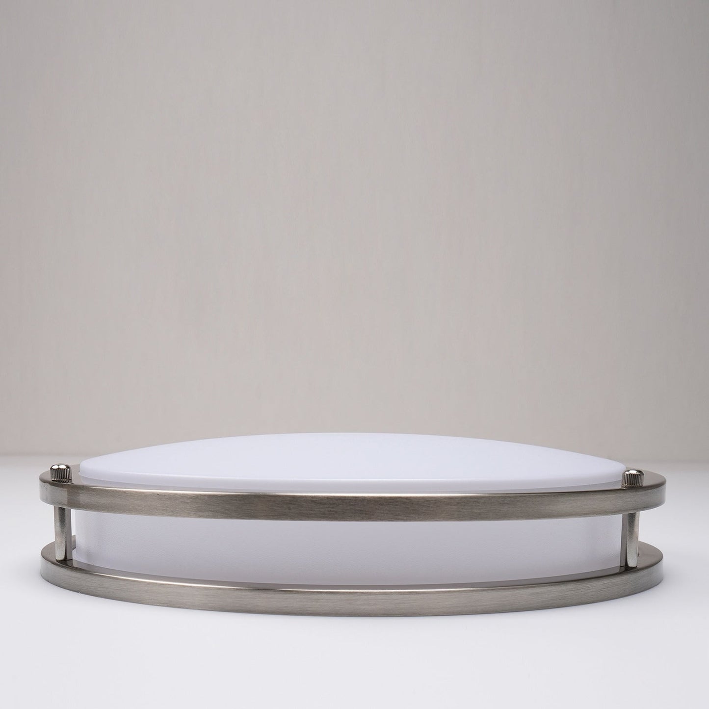 Modern Simplicity Round Iron PVC LED Flush Mount Ceiling Light For Living Room