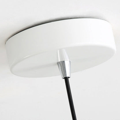 Contemporary Creative Round Cone Iron Shade 1-Light Pendant Light For Bedroom