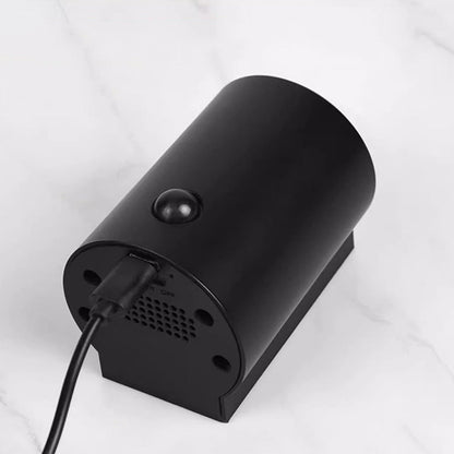 Modern Minimalist Charge Electromagnetic Suction Cylinder Resin LED Wall Sconce Lamp For Bedroom