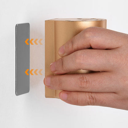Modern Minimalist Charge Electromagnetic Suction Cylinder Resin LED Wall Sconce Lamp For Bedroom