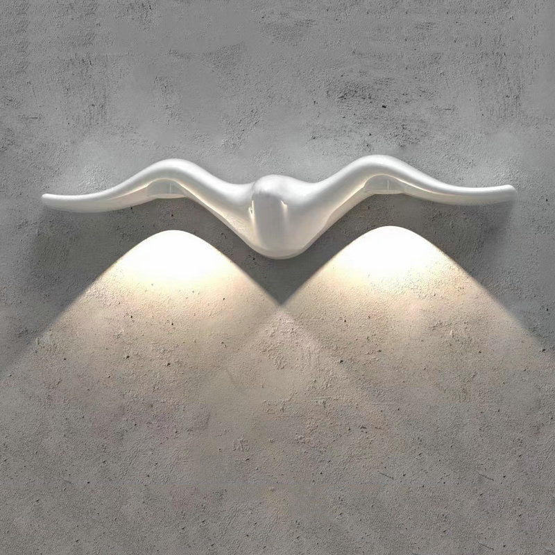 مصباح حائط LED من الألومنيوم بتصميم عصري ومبتكر مقاوم للماء للفناء الخارجي 