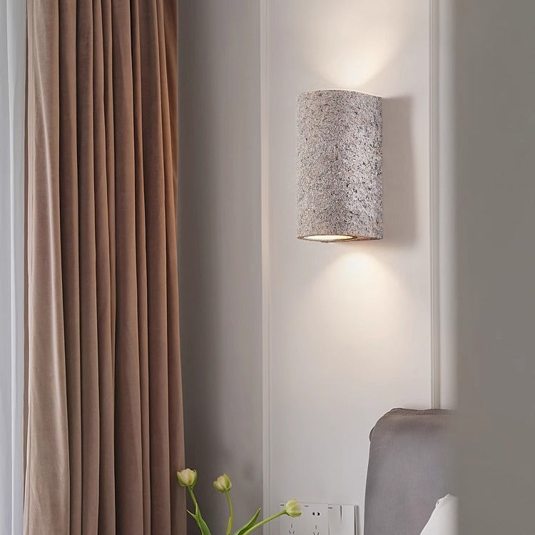 Modern Minimalist Cylinder Composite LED Wall Sconce Lamp For Living Room