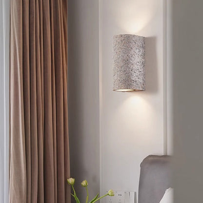 Modern Minimalist Cylinder Composite LED Wall Sconce Lamp For Living Room