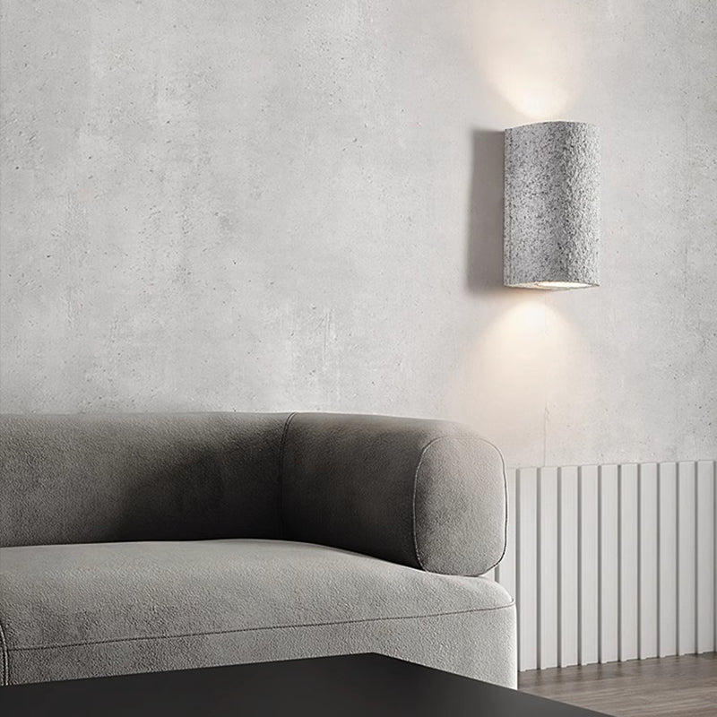 Modern Minimalist Cylinder Composite LED Wall Sconce Lamp For Living Room