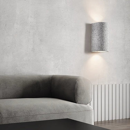 Modern Minimalist Cylinder Composite LED Wall Sconce Lamp For Living Room