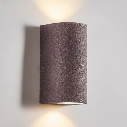 Modern Minimalist Cylinder Composite LED Wall Sconce Lamp For Living Room