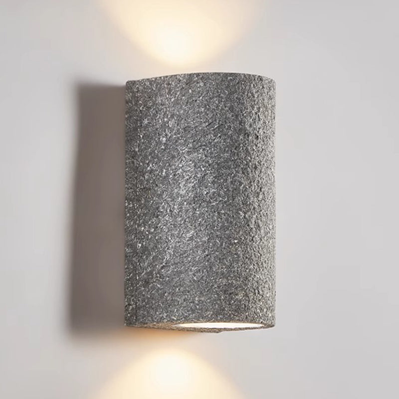 Modern Minimalist Cylinder Composite LED Wall Sconce Lamp For Living Room