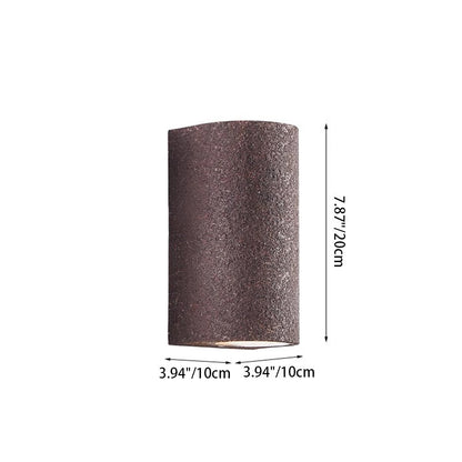 Modern Minimalist Cylinder Composite LED Wall Sconce Lamp For Living Room
