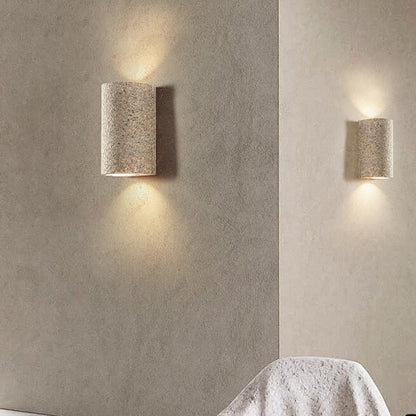 Modern Minimalist Cylinder Composite LED Wall Sconce Lamp For Living Room