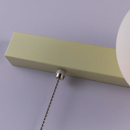 Modern Minimalist Round Square Triangle Orb Iron Glass 1-Light Wall Sconce Lamp For Living Room