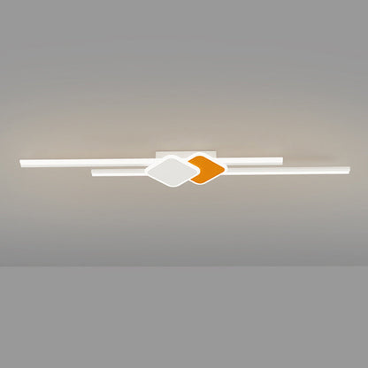 مصباح حائط LED بتصميم مستطيل عصري بسيط لغرفة النوم مصنوع من الأكريليك 
