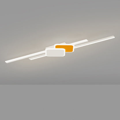 مصباح حائط LED بتصميم مستطيل عصري بسيط لغرفة النوم مصنوع من الأكريليك 