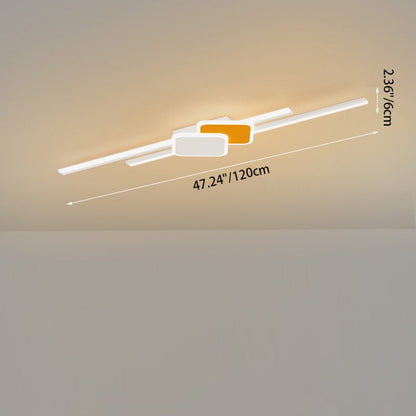 مصباح حائط LED بتصميم مستطيل عصري بسيط لغرفة النوم مصنوع من الأكريليك 