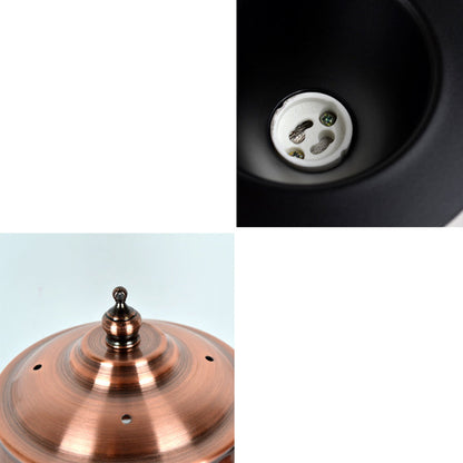 Contemporary Creative Round Lantern Shape Iron 1-Light Aroma Melt Wax Table Lamp For Bedroom