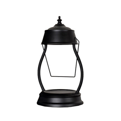 Contemporary Creative Round Lantern Shape Iron 1-Light Aroma Melt Wax Table Lamp For Bedroom