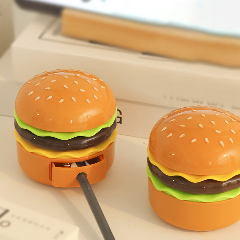 Contemporary Creative Hamburger Plastic LED Table Lamp For Bedroom