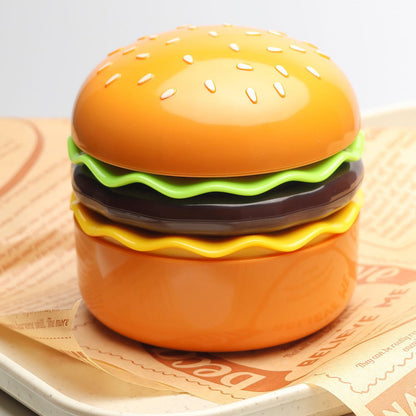 Contemporary Creative Hamburger Plastic LED Table Lamp For Bedroom