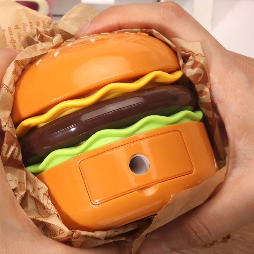 Contemporary Creative Hamburger Plastic LED Table Lamp For Bedroom