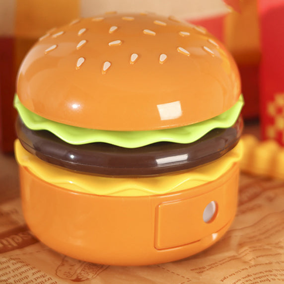 Contemporary Creative Hamburger Plastic LED Table Lamp For Bedroom