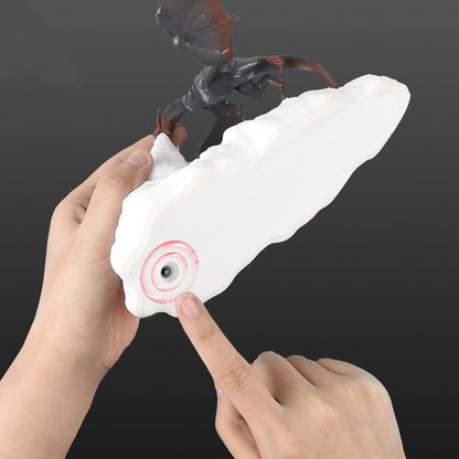 Contemporary Creative 3D Printed Fire-breathing Dragon PLA LED Table Lamp For Living Room