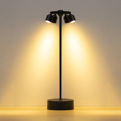Modern Minimalist Cylindrical Iron LED Table Lamp For Dining Room