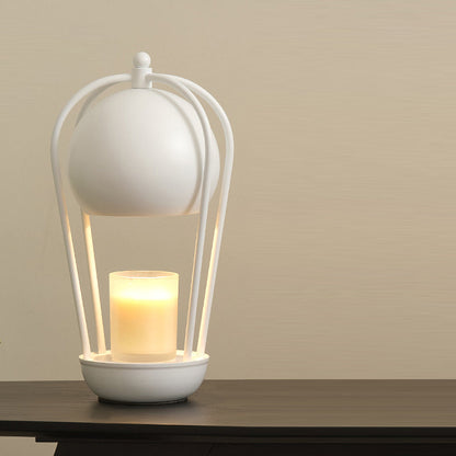 Contemporary Creative Dome Hot Air Balloon Shape Hardware 1-Light Aromatherapy Melted Wax Table Lamp For Bedroom