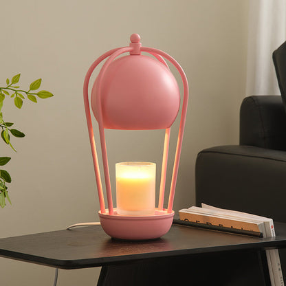 Contemporary Creative Dome Hot Air Balloon Shape Hardware 1-Light Aromatherapy Melted Wax Table Lamp For Bedroom