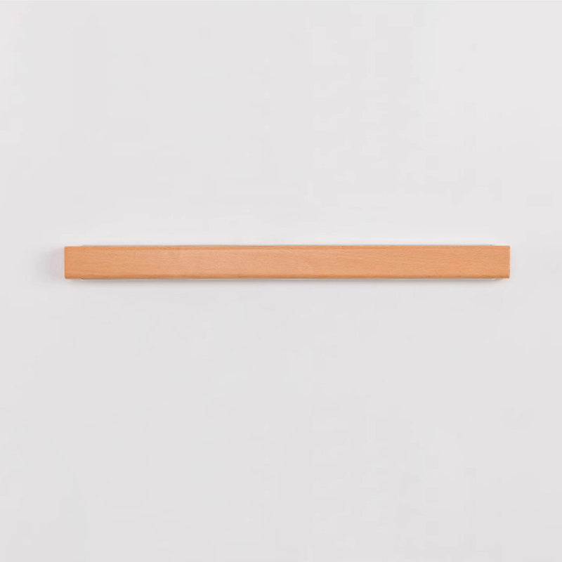 Japanese Simple Solid Wood Strip LED Wall Sconce Lamp
