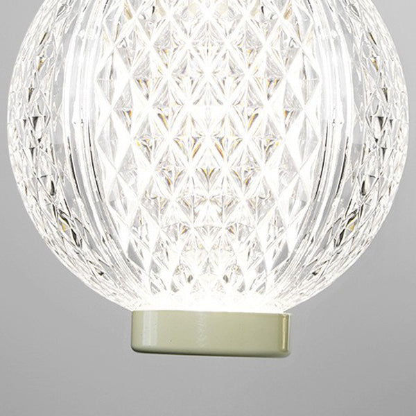 Modern Minimalist Curved Pole Globe Iron Acrylic LED Wall Sconce Lamp For Living Room