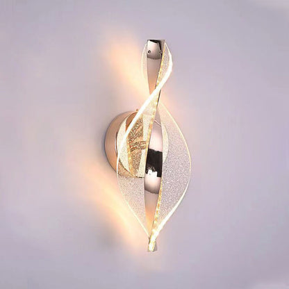 مصباح حائط LED من الألومنيوم والأكريليك بتصميم نقاط نجمية عصري بسيط لغرفة النوم 