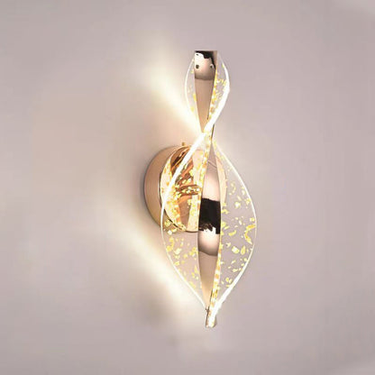 مصباح حائط LED من الألومنيوم والأكريليك بتصميم نقاط نجمية عصري بسيط لغرفة النوم 