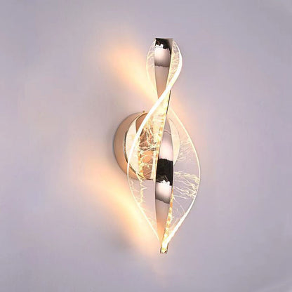 مصباح حائط LED من الألومنيوم والأكريليك بتصميم نقاط نجمية عصري بسيط لغرفة النوم 