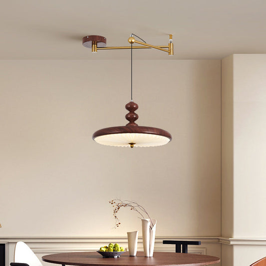مصباح LED معاصر من الحديد المطاوع بتصميم نورديك، مصنوع من الخرز الدائري البيضاوي المتأرجح، مصنوع من مادة البولي فينيل كلوريد لغرفة المعيشة