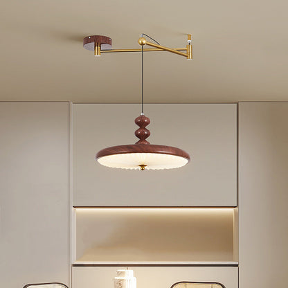 مصباح LED معاصر من الحديد المطاوع بتصميم نورديك، مصنوع من الخرز الدائري البيضاوي المتأرجح، مصنوع من مادة البولي فينيل كلوريد لغرفة المعيشة