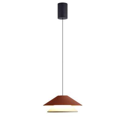مصباح LED دائري مزدوج قابل للرفع من الألومنيوم لغرفة النوم بتصميم عصري لغرفة النوم 