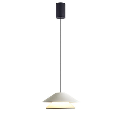مصباح LED دائري مزدوج قابل للرفع من الألومنيوم لغرفة النوم بتصميم عصري لغرفة النوم 